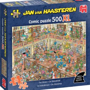 De Bibliotheek | Jan van Haasteren 500XL | 500 stukjes
